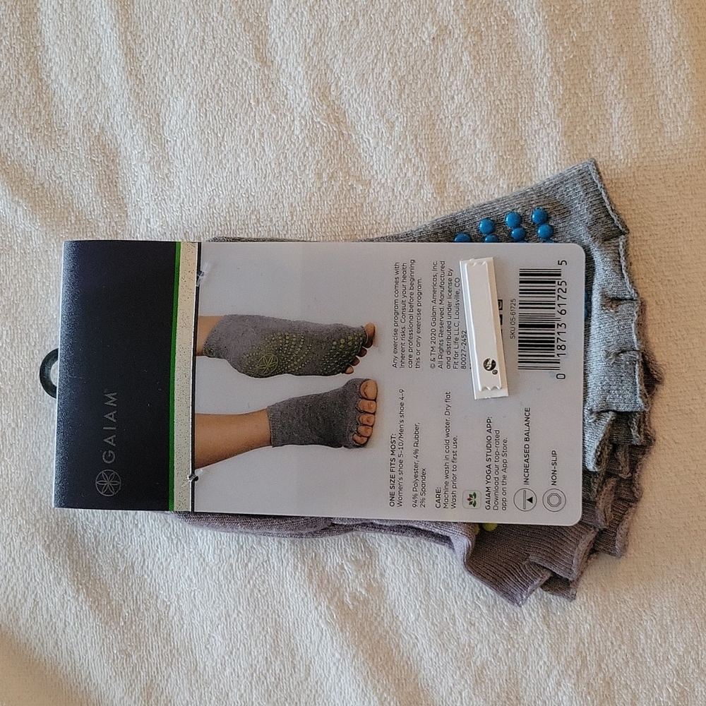 Toeless yoga socks - Picture 2 of 2